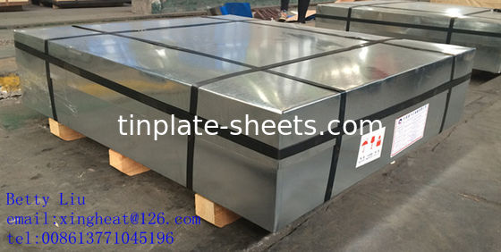 উচ্চ পারফরম্যান্স T2-T5 MR SPCC TFS স্টিল শীট 100% পুনর্ব্যবহারযোগ্যতা 2.0/2.0