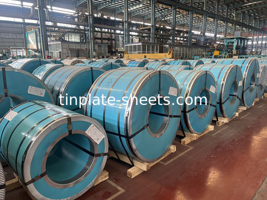 OEM ওডিএম পরিষেবা টিনপ্লেট কয়েল 512 মিমি-986 মিমি প্রস্থ উচ্চ কার্যকারিতা 2.8/2.8