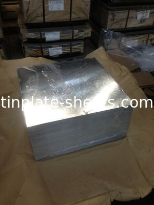 ক্যান প্যাকেজিং সমাধান জন্য টিন Plated স্টীল Tinplate শীট উজ্জ্বল পাথর সিলভার ম্যাট
