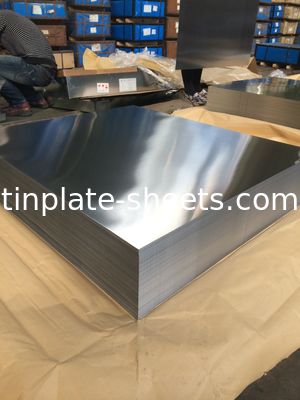 উচ্চ পারফরম্যান্স T2-T5 MR SPCC TFS স্টিল শীট 100% পুনর্ব্যবহারযোগ্যতা
