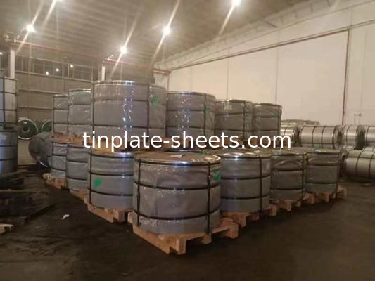 3-8 টন টিন মুক্ত স্টিল কয়েল JIS G3303 স্ট্যান্ডার্ড পাথর পৃষ্ঠ সমাপ্ত T3 T4 T5