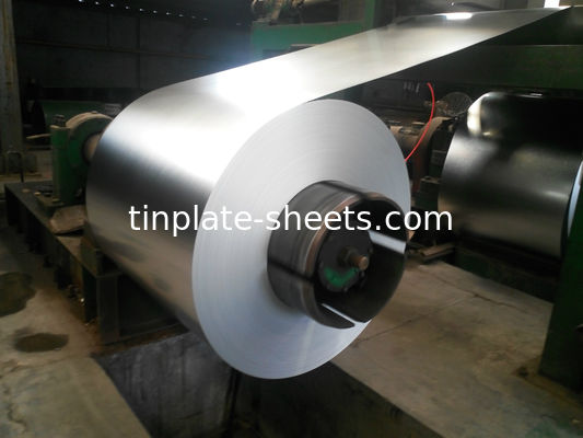 প্রস্থ 512-980mm প্রধান ইলেক্ট্রোলাইটিক টিনপ্লেট উচ্চ জারা প্রতিরোধের টিনপ্লেট মিল কারখানা T5