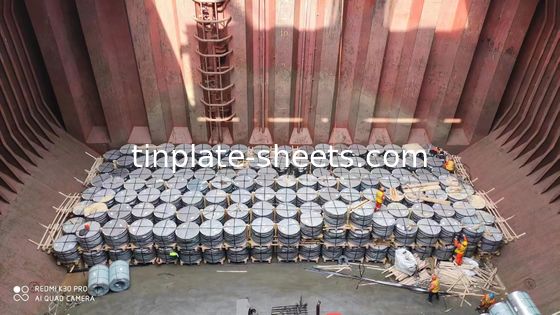 OEM ওডিএম সার্ভিস টিনপ্লেট কয়েল 512 মিমি-986 মিমি প্রস্থ উচ্চ কার্যকারিতা T2।5