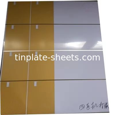 DR7 DR8 DR9 মুদ্রিত টিনপ্লেট EN10202 স্ট্যান্ডার্ড উচ্চ কার্যকারিতা