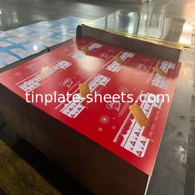 T2.5 T3 T4 T5 DR7 DR8 DR9 মুদ্রিত টিনপ্লেট EN10202 স্ট্যান্ডার্ড 2.8/2.8 ফুড ক্যানের জন্য