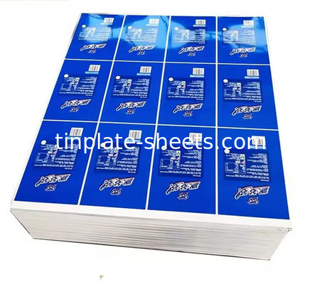 T2.5 T3 T4 T5 DR7 DR8 DR9 মুদ্রিত টিনপ্লেট EN10202 স্ট্যান্ডার্ড 2.8/2.8 ফুড ক্যানের জন্য