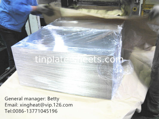 2.8/2.8 টিন প্লাস্টিক ইস্পাত 0.15mm-0.49mm বেধ EN10202 মান