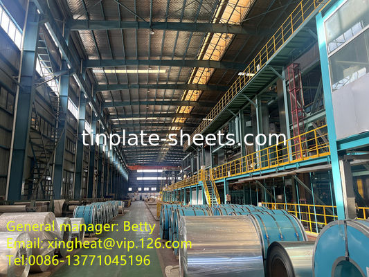 HQS বেধ 0.13mm-0.48mm টিন প্লেট শীট EN10202 স্ট্যান্ডার্ড