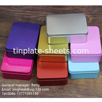 উচ্চ পারফরম্যান্স T2 T4 T5 MR SPCC TFS স্টিল শীট 100% পুনর্ব্যবহারযোগ্যতা