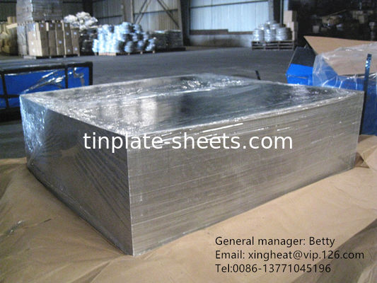 EN10202 স্ট্যান্ডার্ড টিন মুক্ত ইস্পাত শীট 600mm-1160mm কাটা দৈর্ঘ্য