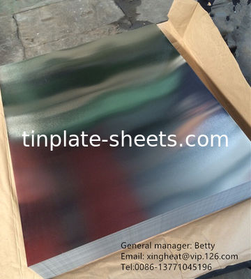 JIS G3303/EN10202/ASTM624 স্ট্যান্ডার্ড ইলেক্ট্রোলাইটিক টিনের শীট EXW/FOB/CFR/CIF L/C/T/T/DP পেমেন্টের শর্ত 25 MT MOQ
