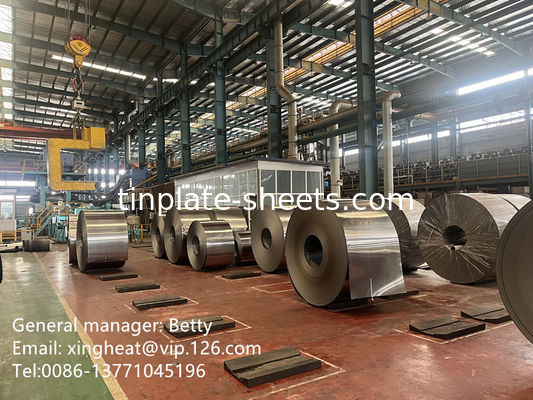 OEM ইলেক্ট্রোলাইটিক ক্রোমিয়াম লেপযুক্ত স্টিল টিএফএস শীট উজ্জ্বল সমাপ্ত