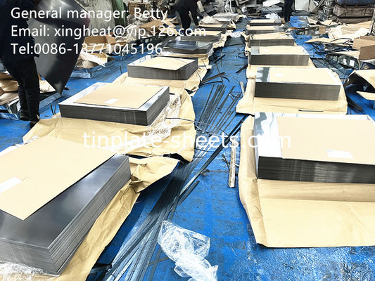 প্রস্থ 600mm - 907mm Tfs টিন মুক্ত ইস্পাত পাথর পৃষ্ঠ সমাপ্ত সঙ্গে