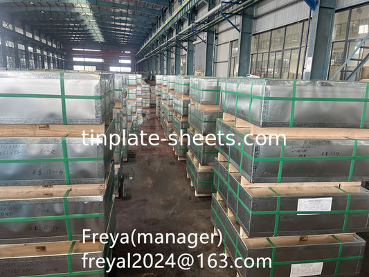 উচ্চ পারফরম্যান্স T2- T5 MR SPCC TFS স্টিল শীট 100% পুনর্ব্যবহারযোগ্যতা T3 T4