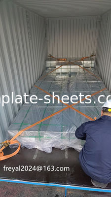 JIS G3303 EN10202 এবং ASTM624 এর সাথে সামঞ্জস্যপূর্ণ রাসায়নিক এবং খাদ্য ক্যানের জন্য টিনপ্লেট শীট