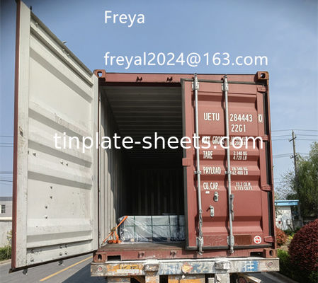 JIS G3303 EN10202 এবং ASTM624 এর সাথে সামঞ্জস্যপূর্ণ রাসায়নিক এবং খাদ্য ক্যানের জন্য টিনপ্লেট শীট