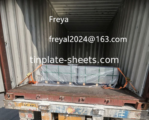 JIS G3303 EN10202 এবং ASTM624 এর সাথে সামঞ্জস্যপূর্ণ রাসায়নিক এবং খাদ্য ক্যানের জন্য টিনপ্লেট শীট