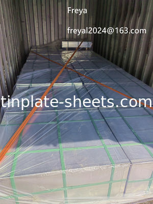 JIS G3303 এবং EN10202 ASTM624 রাসায়নিক ক্যান এবং খাদ্য ক্যানের জন্য স্ট্যান্ডার্ড টিনপ্লেট শীট