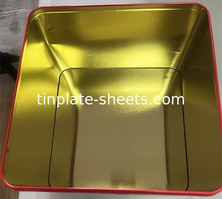 কাস্টমাইজড মুদ্রিত টিনপ্লেট শীট চমৎকার soldability এবং নান্দনিক গুণাবলী