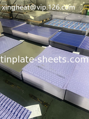 উচ্চ শক্তি T3 T4 T5 মুদ্রিত টিনপ্লেট ইস্পাত শীট 512mm-980mm প্রস্থ খাদ্য ক্যান এবং প্যাকেজ ক্যান জন্য মুদ্রণ টিনপ্লেট