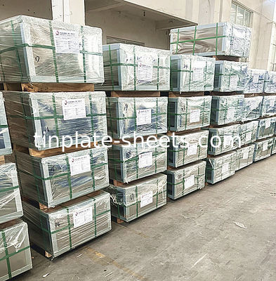 JIS G3303 এবং EN10202 ASTM624 রাসায়নিক ক্যান এবং খাদ্য ক্যানের জন্য স্ট্যান্ডার্ড টিনপ্লেট শীট