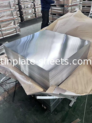 600mm-1160mm টিনপ্লেট শীট বিভিন্ন প্যাকেজিং প্রয়োজনীয়তা জন্য আদর্শ কাটা দৈর্ঘ্য