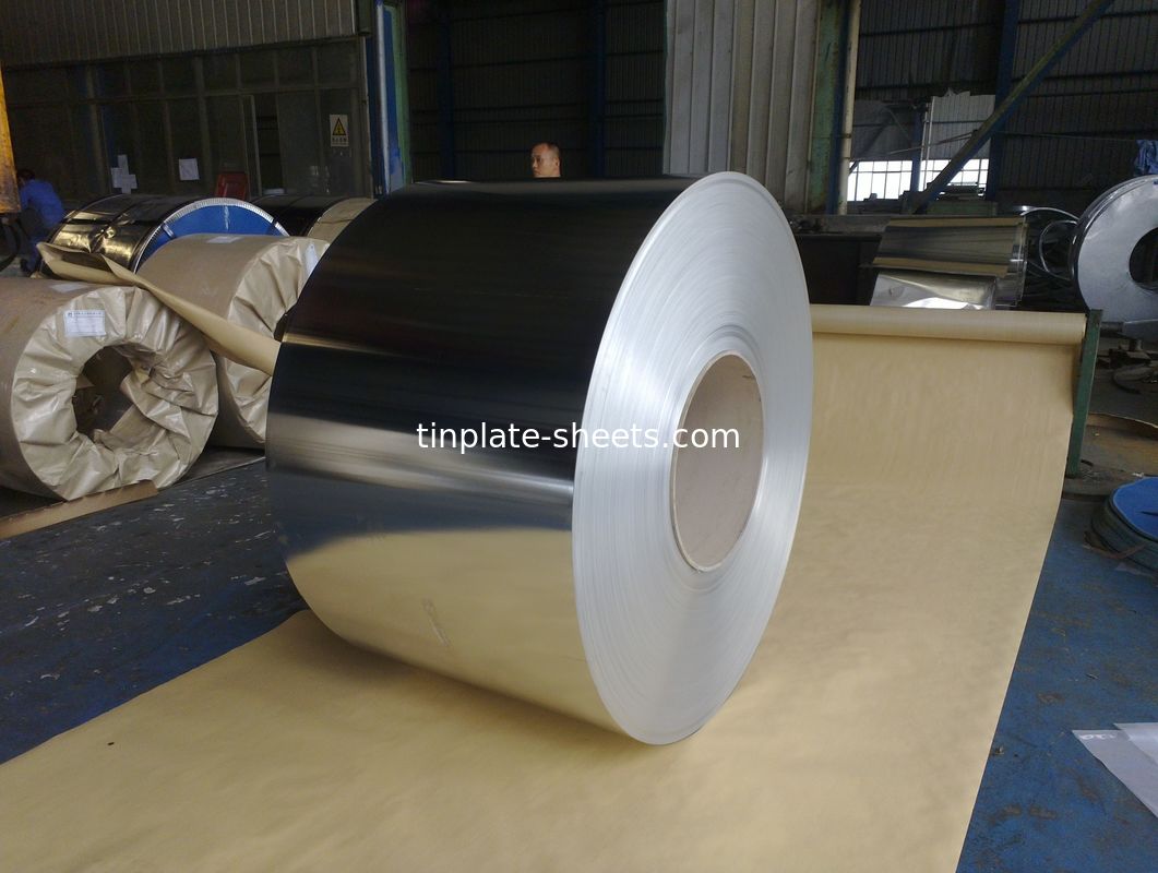 OEM ওডিএম পরিষেবা টিনপ্লেট কয়েল 512 মিমি-986 মিমি প্রস্থ উচ্চ কার্যকারিতা 2.8/2.8
