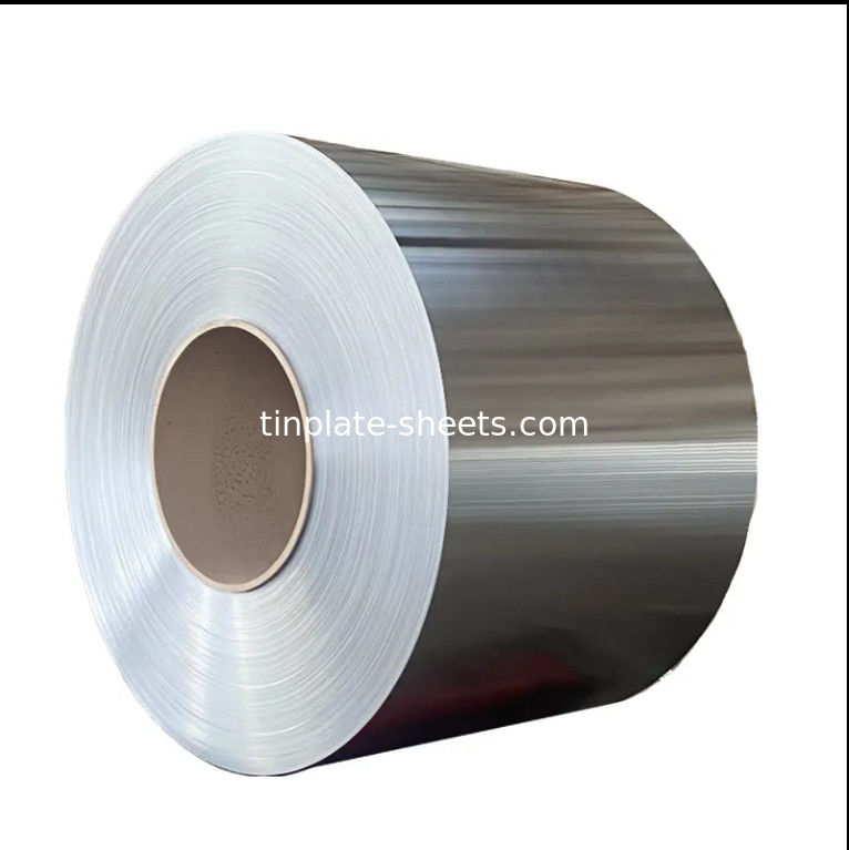420mm/508mm ইলেক্ট্রোলাইটিক টিনপ্লেট কয়েল ফর ফুড ক্যান ক্ষয় সুরক্ষা