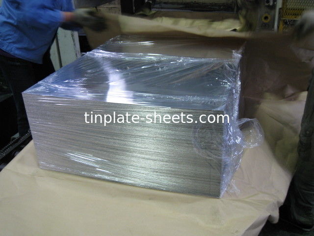 প্যাকেজিং ক্যানের জন্য টিনের শীট JIS G3303 স্ট্যান্ডার্ড T4 T3 DR8 STONE FINISH ইলেক্ট্রোলাইটিক টিনের শীট