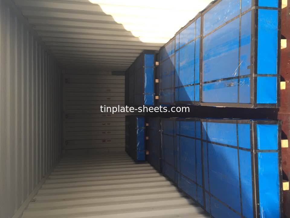 ভাল মানের টিনপ্লেট শীট JIS G3303 স্ট্যান্ডার্ড T3 T4 T5 DR8 2.0/2.0 STONE FINISH ইলেক্ট্রোলাইটিক টিনপ্লেট শীট