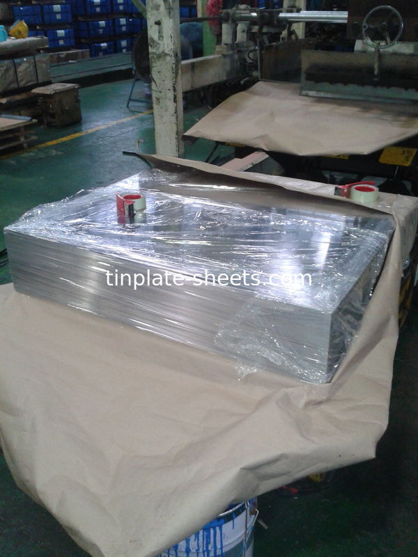 ভাল মানের টিনপ্লেট শীট JIS G3303 স্ট্যান্ডার্ড T3 DR8 2.0/2.0 পাথর সমাপ্তি ইলেক্ট্রোলাইটিক টিনপ্লেট শীট