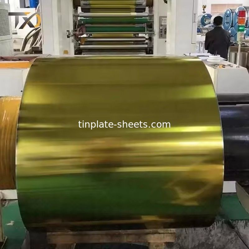 প্রস্থ 512mm-1100mm টিনপ্লেট শীট মুদ্রিত উচ্চ জারা প্রতিরোধের 2.0/2.0