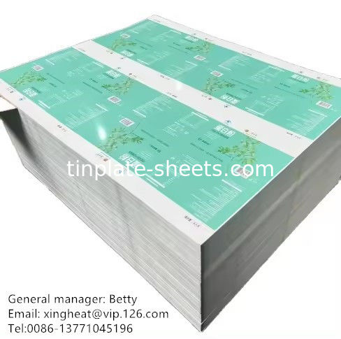 উচ্চ পারফরম্যান্স T2-T5 MR SPCC TFS স্টিল শীট 100% পুনর্ব্যবহারযোগ্যতা 2.0/2.0