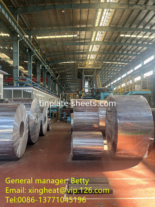 টিনপ্লেট ইস্পাত শীট তৈরীর ক্যান 600mm-990mm প্রশস্ততা অ্যান্টি-কোরোশন T3-T5