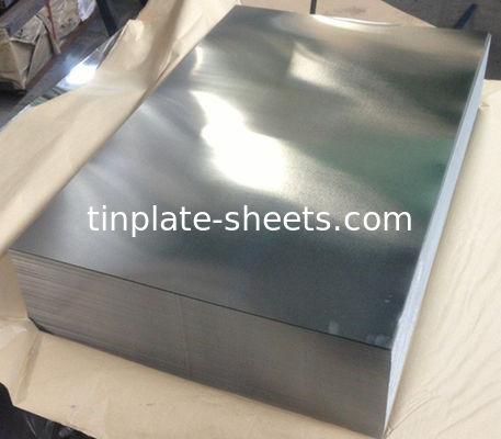 উচ্চ পারফরম্যান্স T2- T5 MR SPCC TFS স্টিল শীট 100% পুনর্ব্যবহারযোগ্যতা 2.0/2.0
