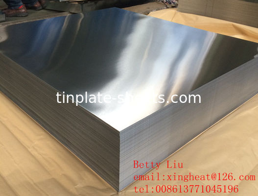 EN10202 স্ট্যান্ডার্ড টিন মুক্ত ইস্পাত শীট 0.15mm-0.49mm বেধ
