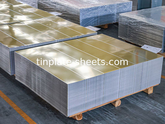JIS G3303 EN10202 এবং ASTM624 স্ট্যান্ডার্ড টিনপ্লেট শীট রাসায়নিক ক্যান এবং খাদ্য ক্যান এবং প্রতিযোগিতামূলক